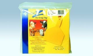 Ztags Blank Cow Yellow