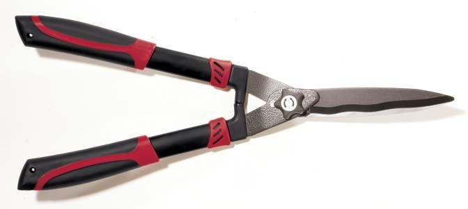 Wavy Blade Hedge Shear 21.5 Inch Black