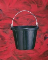 Fortiflex Pail Rubber 10qt Black