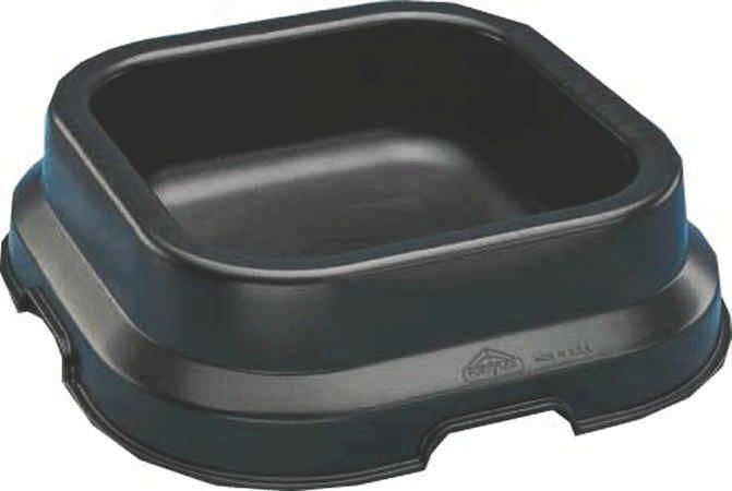 Square Lo Pan Feeder Slp-10 10 Quart Black