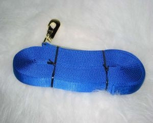 Nylon Lunge Line /Swivel 26 Feet Blue