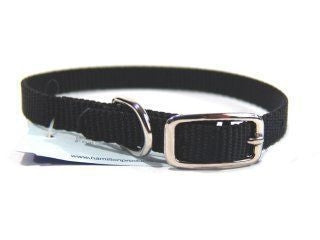 Single Thck Nyln Dlx Dg Collar 3/8 X12 Black