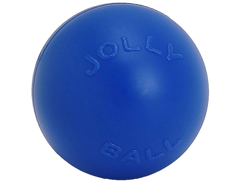 Jolly Pets Push-N-Play Jolly Ball 10" Blue