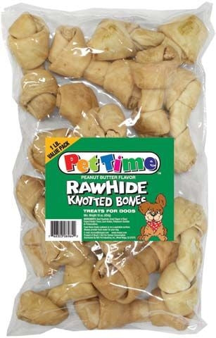Natural Bone dog chew 2 lb Peanut Butter