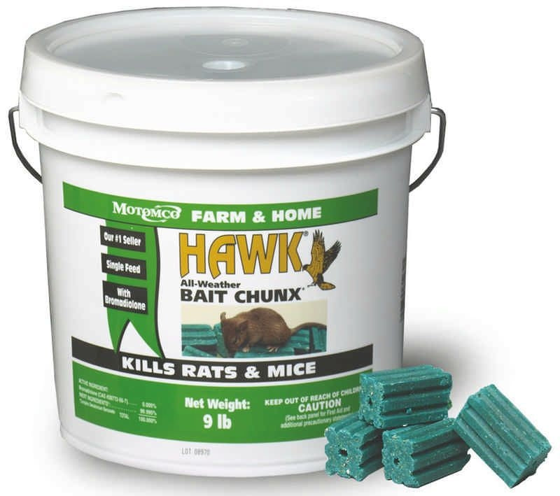 Hawk Bait Chunx Rodenticide