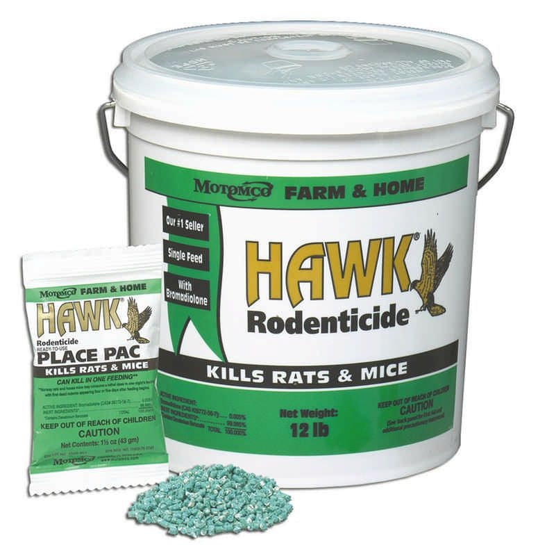 Hawk Rodenticide Pellet 12 Pound