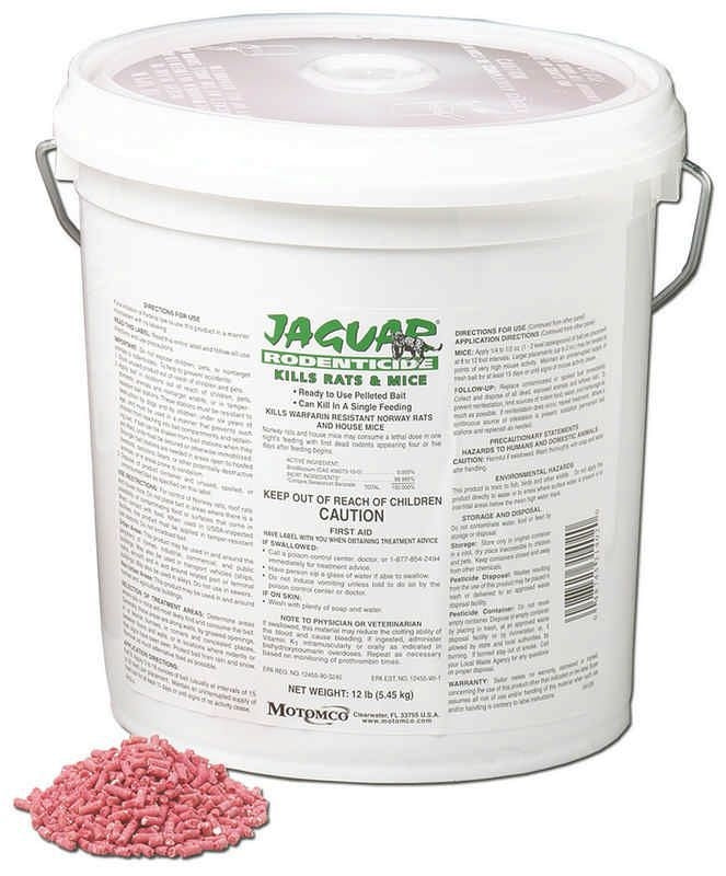 Jaguar Rodenticide Pail 12 Pound