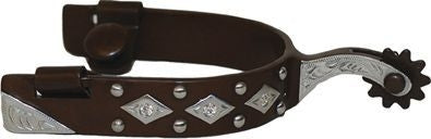 Ladies Antique Diamonds And Dots Rhinestones Br