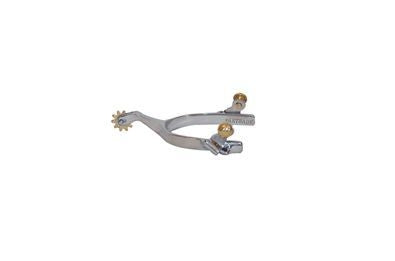 Stock Spurs Stainless Steel Western Roper Br