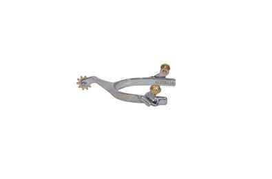 Stock Spurs Stainless Steel Western Roper Br