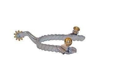 Stainless Steel Roping Spur Twisted Wire Band Br