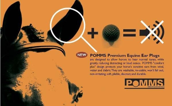 Pomms Equestrian Earplugs Black