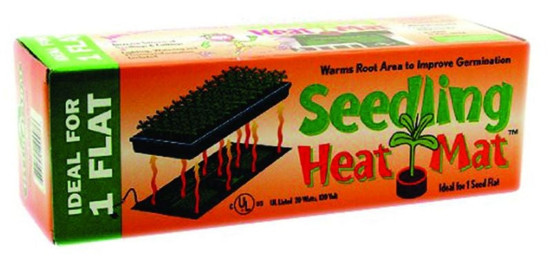 Hydrofarm Seedling Heat Mat 9 x 19.5 Black