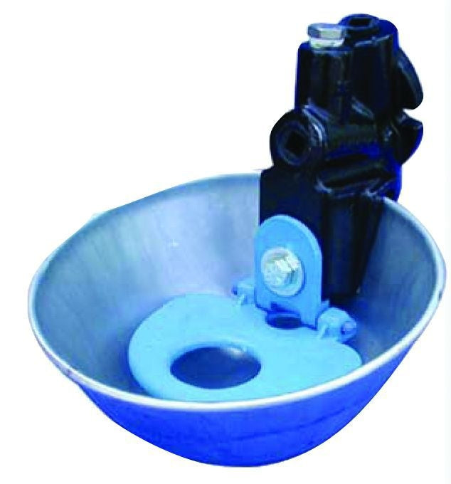 Galv. Water Bowl with Flapper