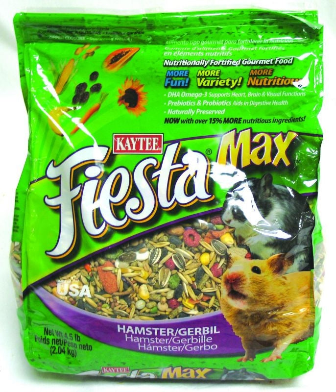 Kaytee Fiesta Max Hamster/Gerbil Food 4.5 lbs.