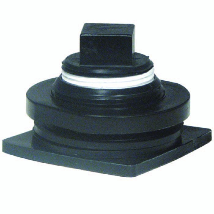 Rubbermaid Stock Tank Drain Plug Kit Gray