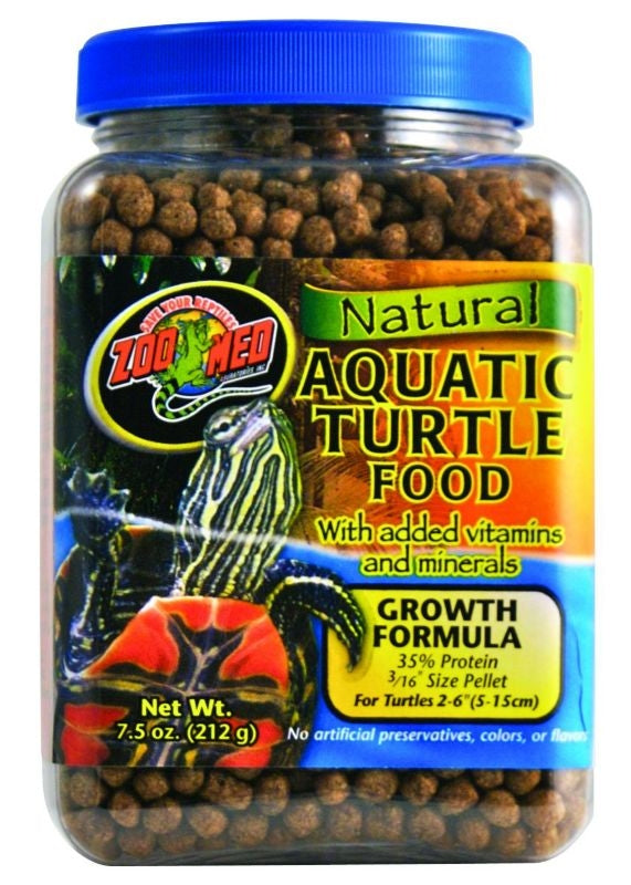 Zoo Med Aquatic Turtle Food - Grow Formula 8.75oz