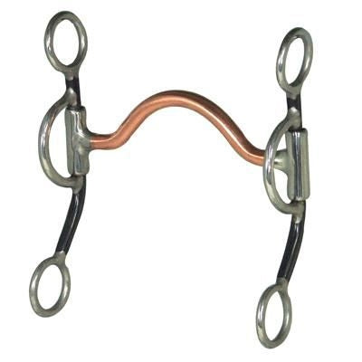 Coronet Train Short Shank/Copper Wide Port Bit 5