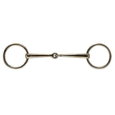 Coronet German Silver Solid Mouth Bradoon Bit 5.75