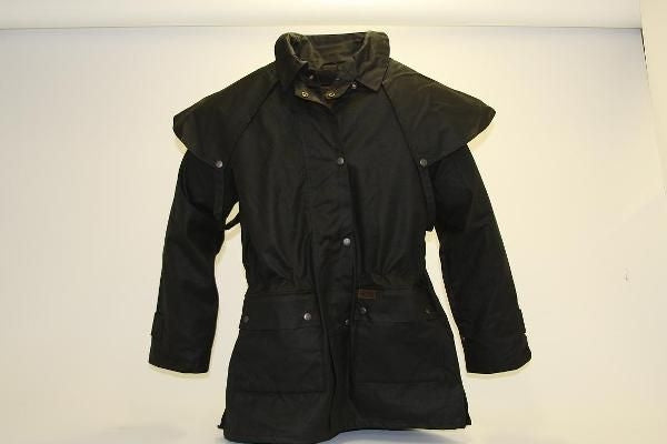 Outback Men Bush Ranger Short Oilskin Jacket 3X Bk
