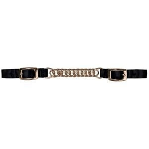 Weaver Nylon Curb Strap With Flat Link Chain