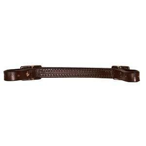Weaver Flat Leather Curb Strap 5/8