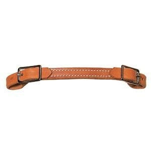 Weaver Flat Leather Curb Strap 5/8