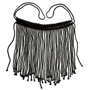 Weaver Nylon Horse Fly Bonnet With Cords Black