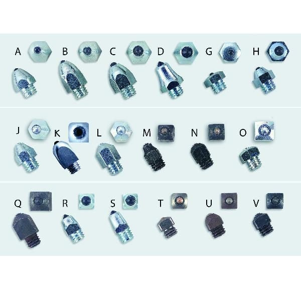 Nunn Finer Flat Hexagonal Road Studs 10 pk