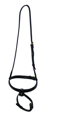 Nunn Finer Cavesson With Flash Cob Black/Brass