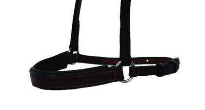 Nunn Finer Padded Dropped Noseband Horse Blk/Zinc