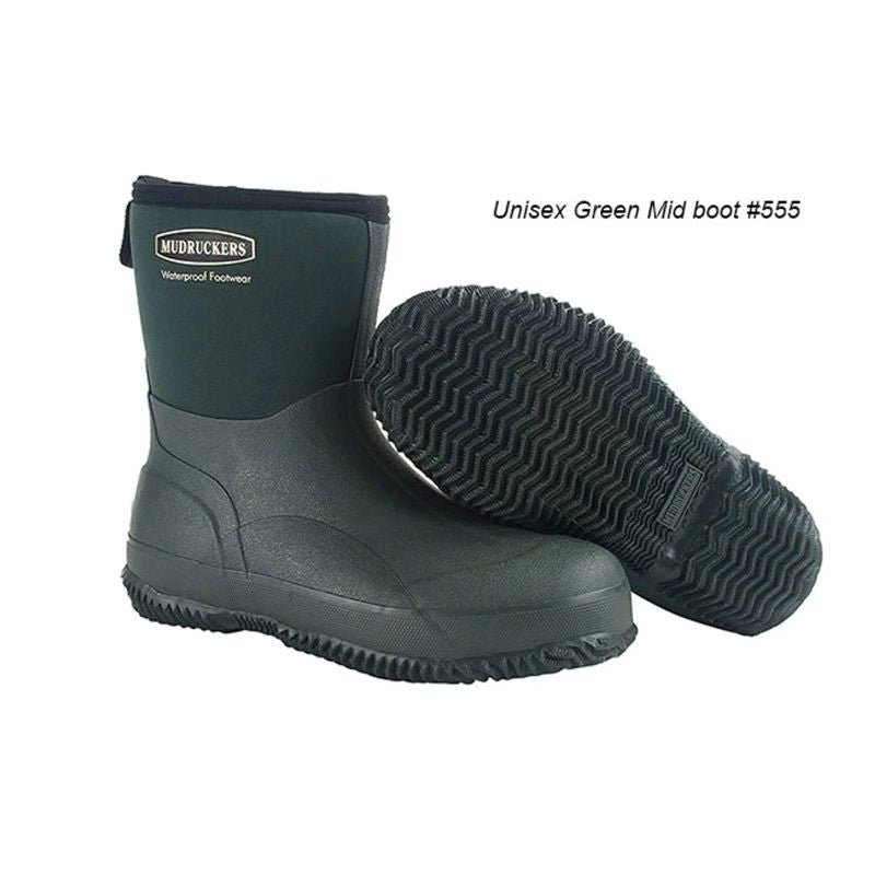 Mudruckers Waterproof 9in Slip On Mid Boots