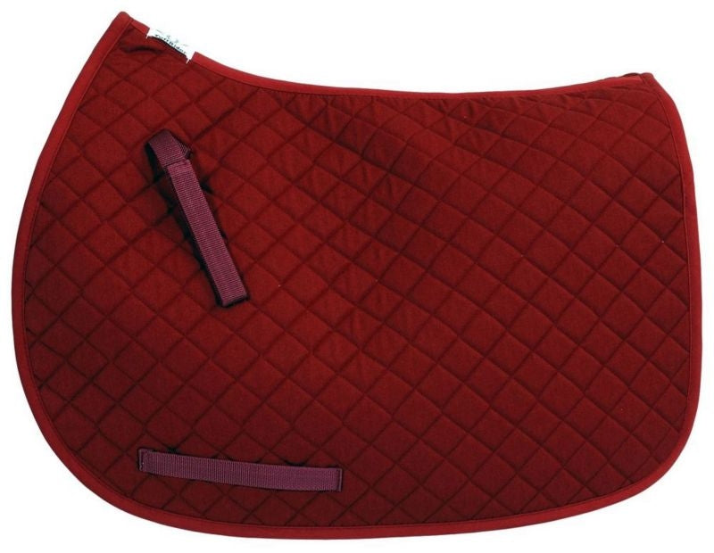 Tuffrider Basic Pony Saddle PadBk/Wh