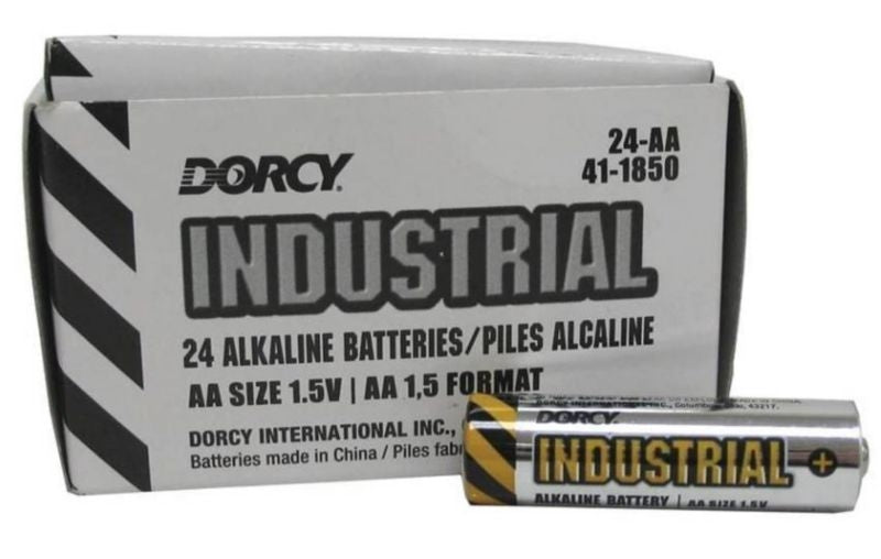 Industrial Alkaline Batteries AA/24 Pack