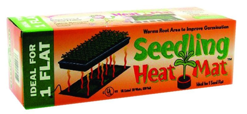 Hydrofarm Seedling Heat Mat 9 x 19.5 Black