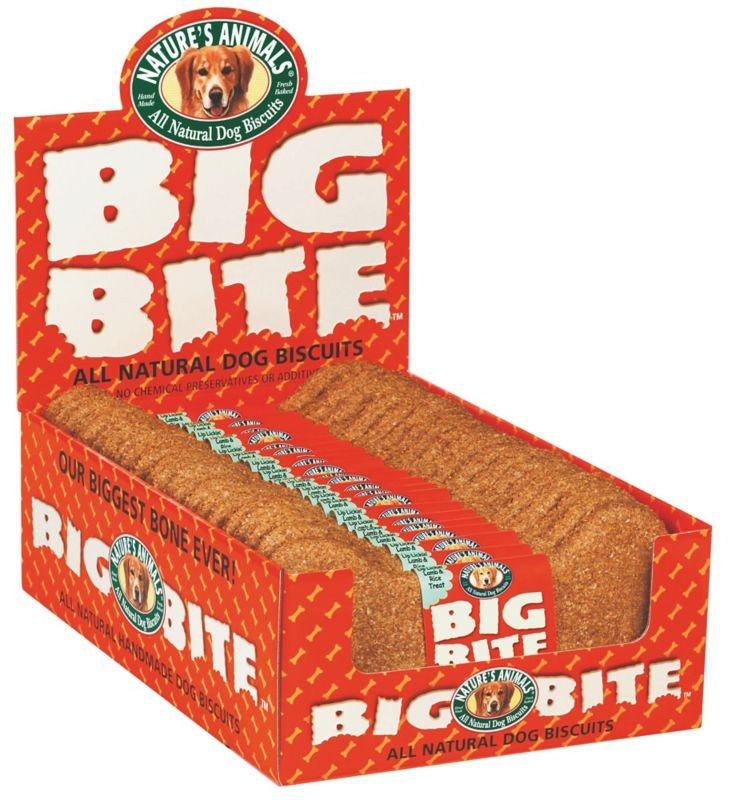 Natures Animals Big Bite Biscuit 8/24 Pack Chicken