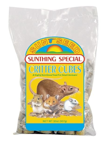 Sunseed Critter Cubes Treats For Small Animal 2lb