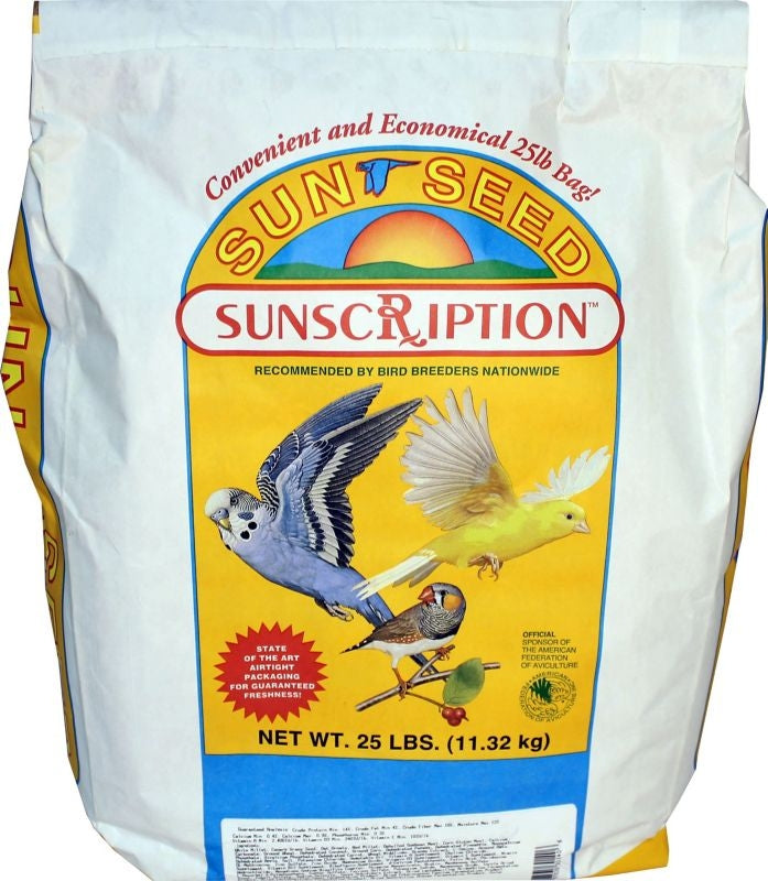 Sun Seed Vita Parakeet Bird Food 25lb