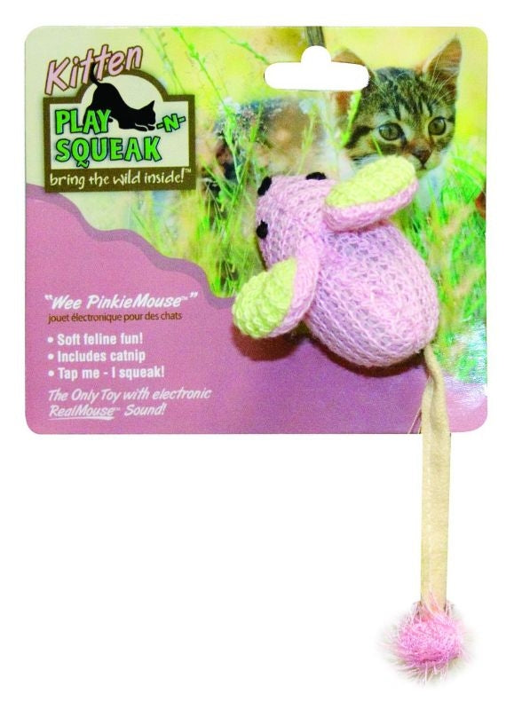 Play N Squeak Wee Pinkie Mouse Cat Toy
