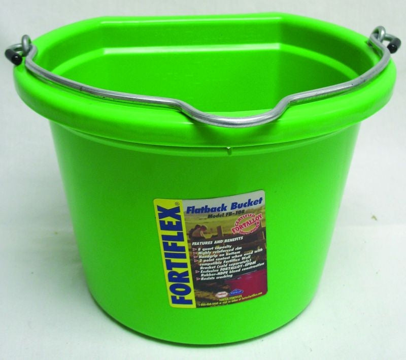 Fb-108 Flatback Bucket 8qt Sky Blue