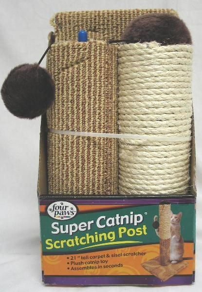 Four Paws 3 Piece Cat Scratcher 21 In