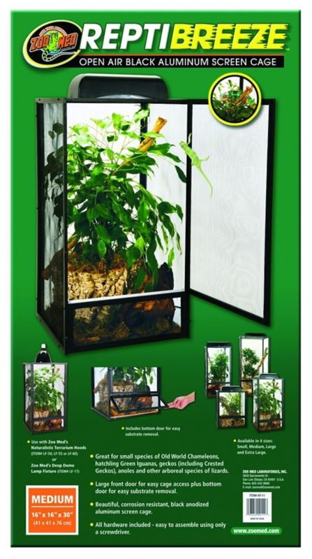 Zoo Med Reptibreeze Screen Cage SM