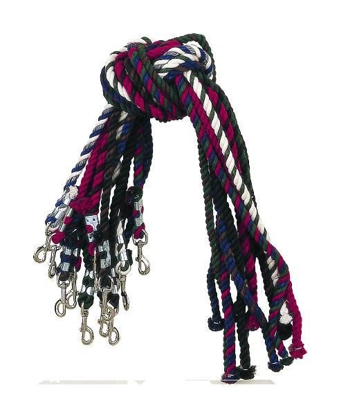 Perris Cotton Multi-Colored Leads 6ft Red Black