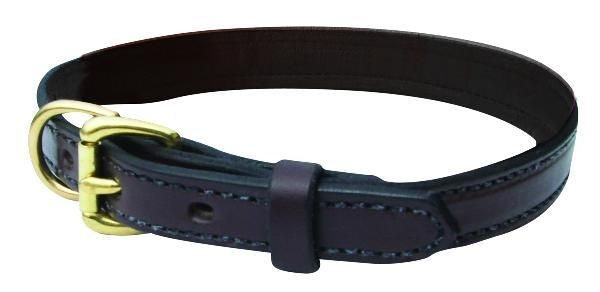 Perris Leather Dog Collar LG 19-23 Black