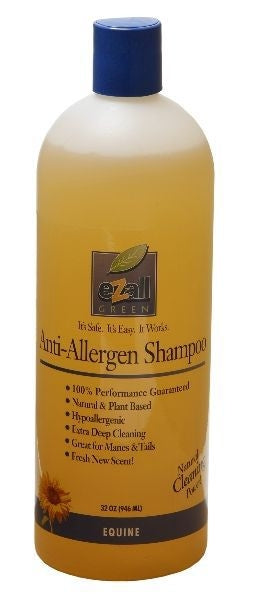 Ezall Anti Allergen Shampoo 32Oz Natural Amber