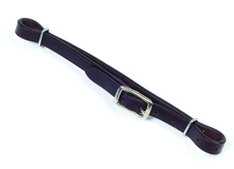 Camelot Leather Curb Strap Horse Brown