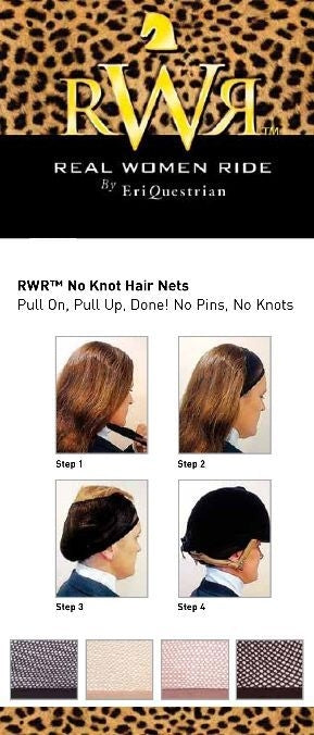 Real Women Ride No Knot Hair Net
