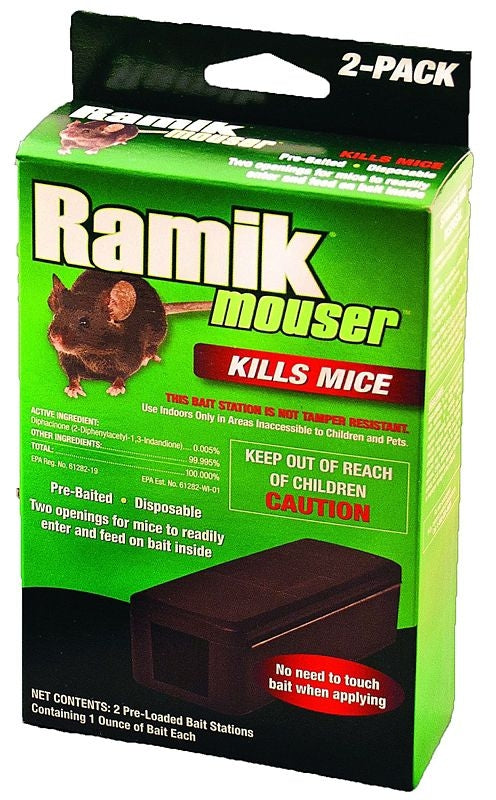Ramik Mouser Disposable Bait Station 2 Pack