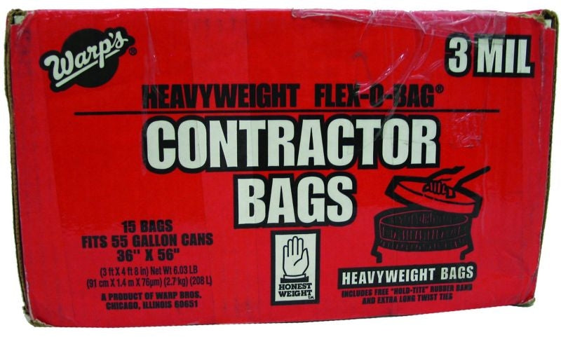 Contractor Bags 55gal Black