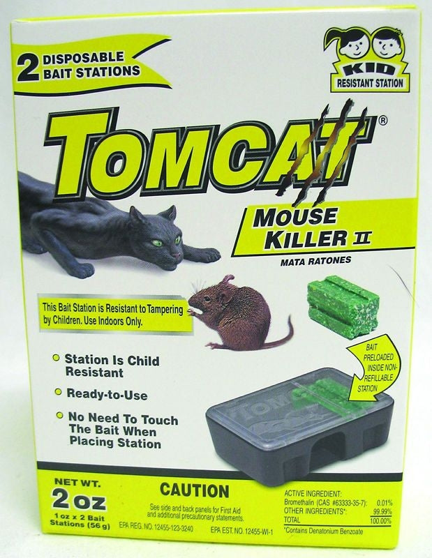 Tomcat Disposable Mouse Killer Ii 2 Pack